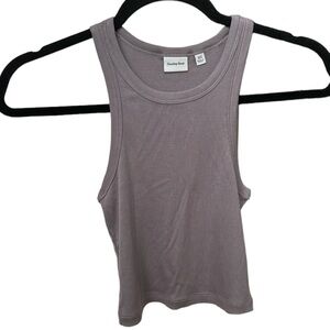 Aritzia Sunday Best vilote purple lilac cropped tank XS
